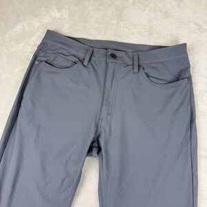Levis 511 Pants Mens 34x32 Gray Engineered Movement Slim Performance Stretch EUC